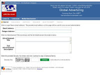Step 1, Start Ad looks like this.  Click to enlarge.  X to exit